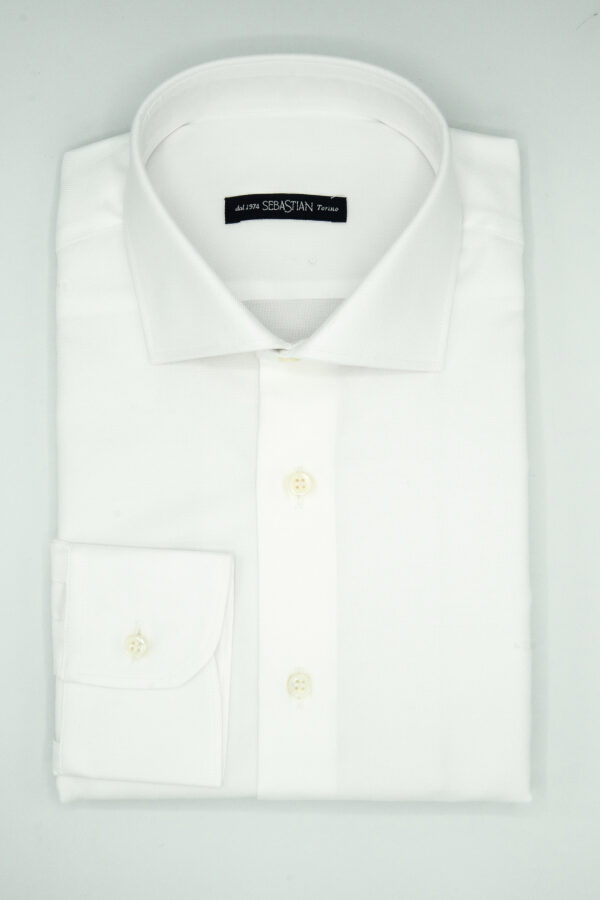 Oxford Bianco Collo Francese